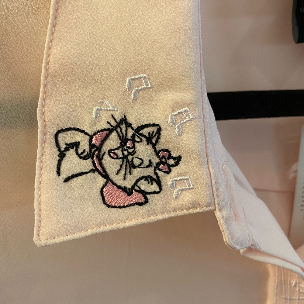 Disney Boxlunch Aristocats Marie Button Down